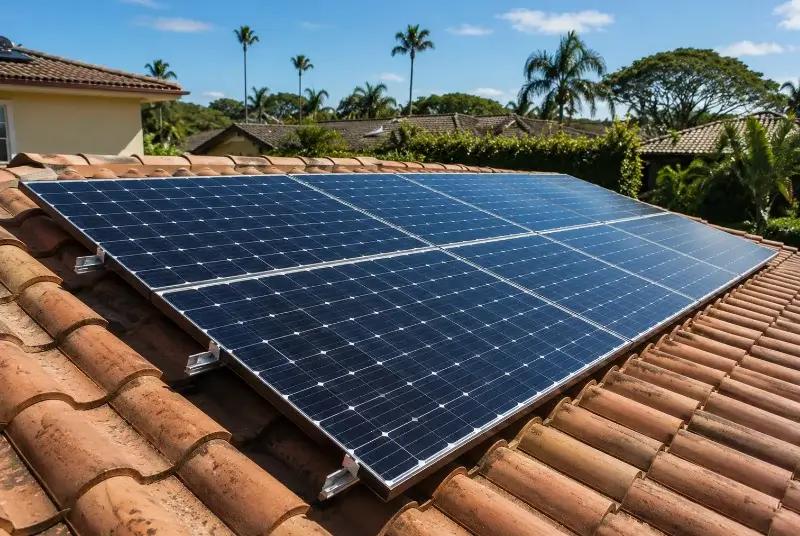 Installation de panneaux solaires à Sainte-Gemme